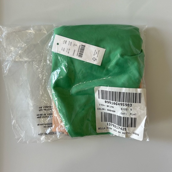 NWT J. Crew Classic Green High Rise Bikini Bottoms - Picture 4 of 4